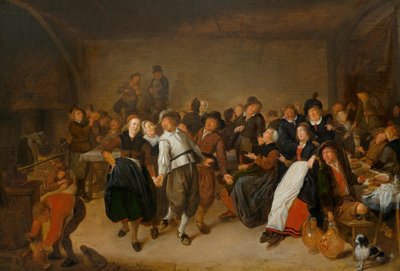 Peasant Wedding by Jan Miense Molenaer